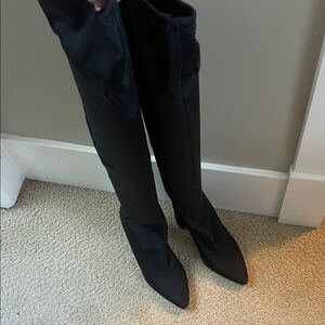 Elegant Black Women's Knee-High Boots